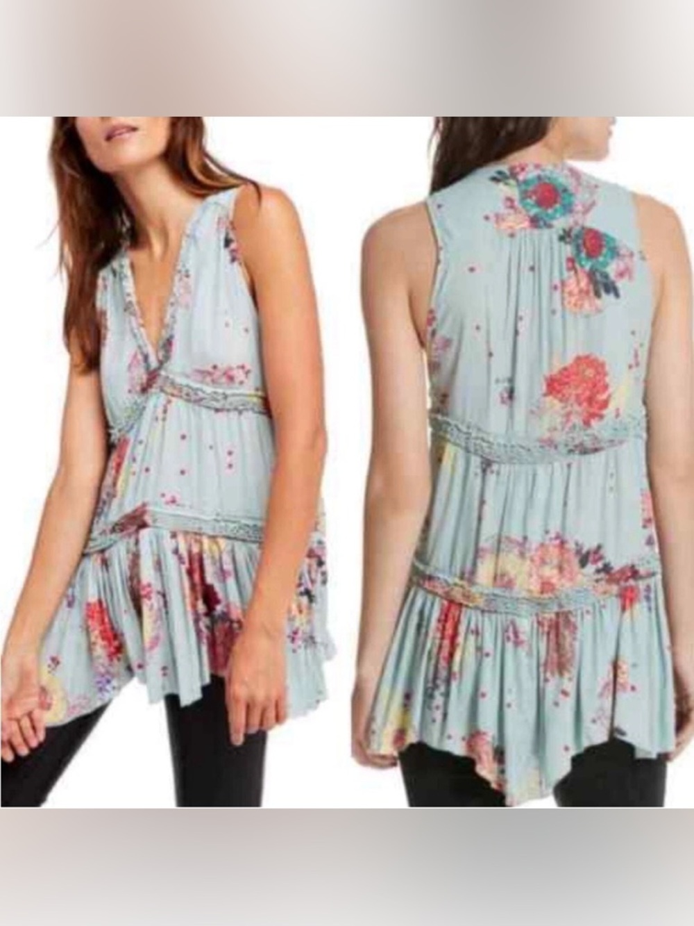 NWT Free People Vintage Pop Combo Tank